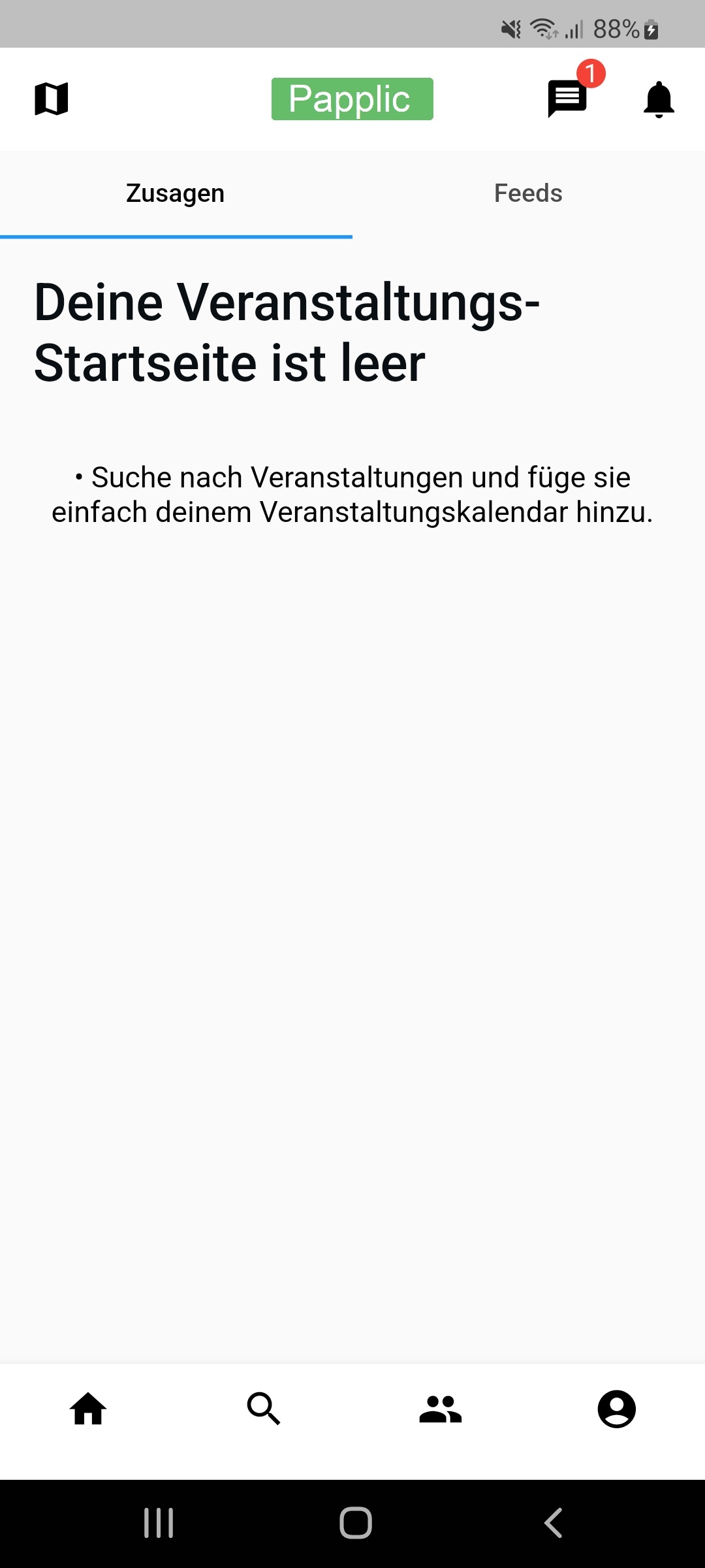 App Home Screen