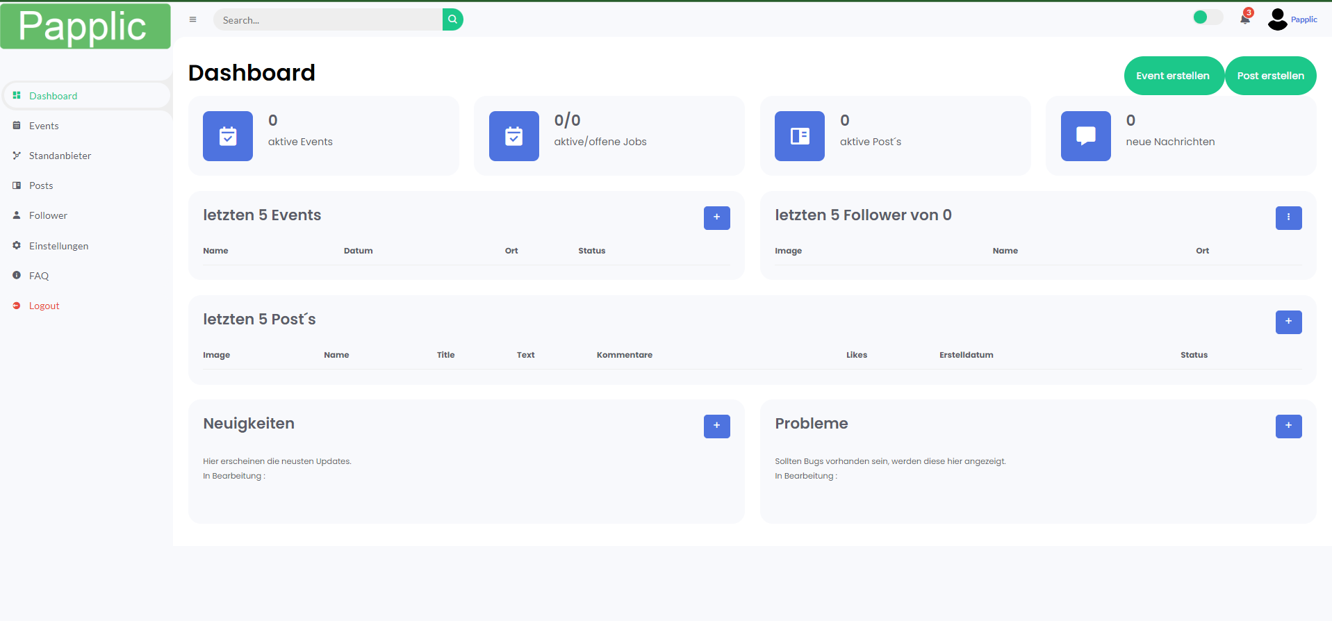 Dashboard